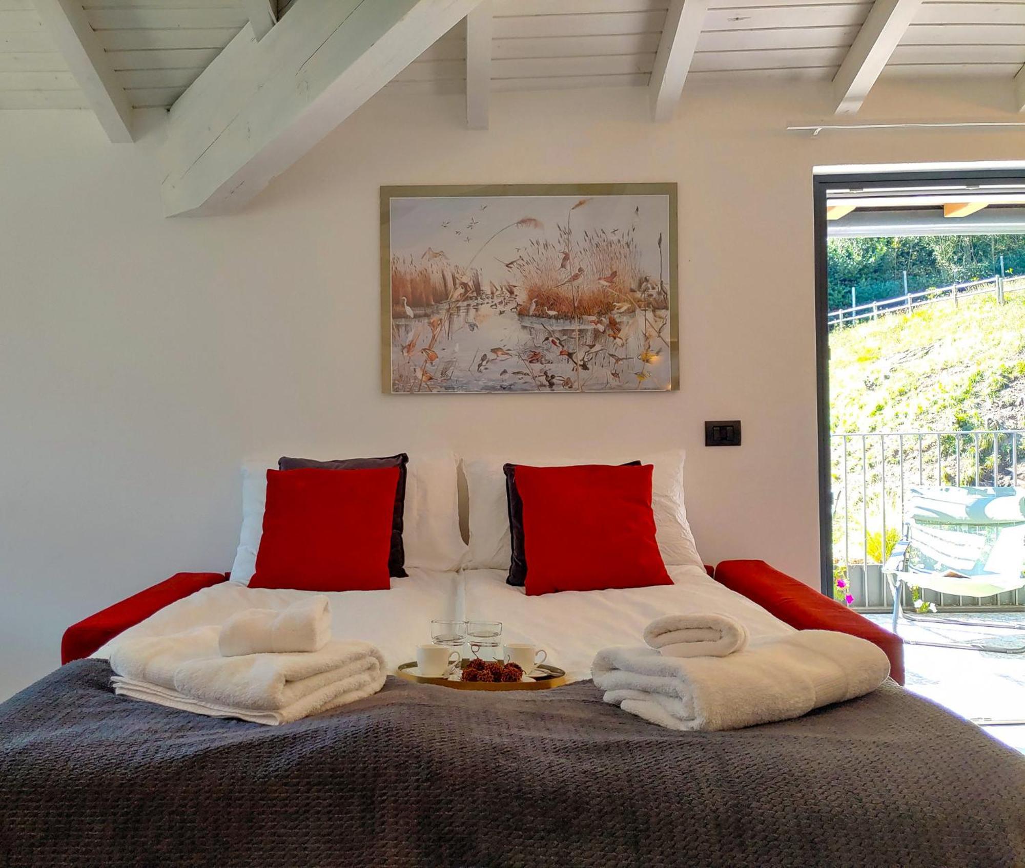 Dascio Silence Ferienwohnung Mit Panorama Balkon Esterno foto