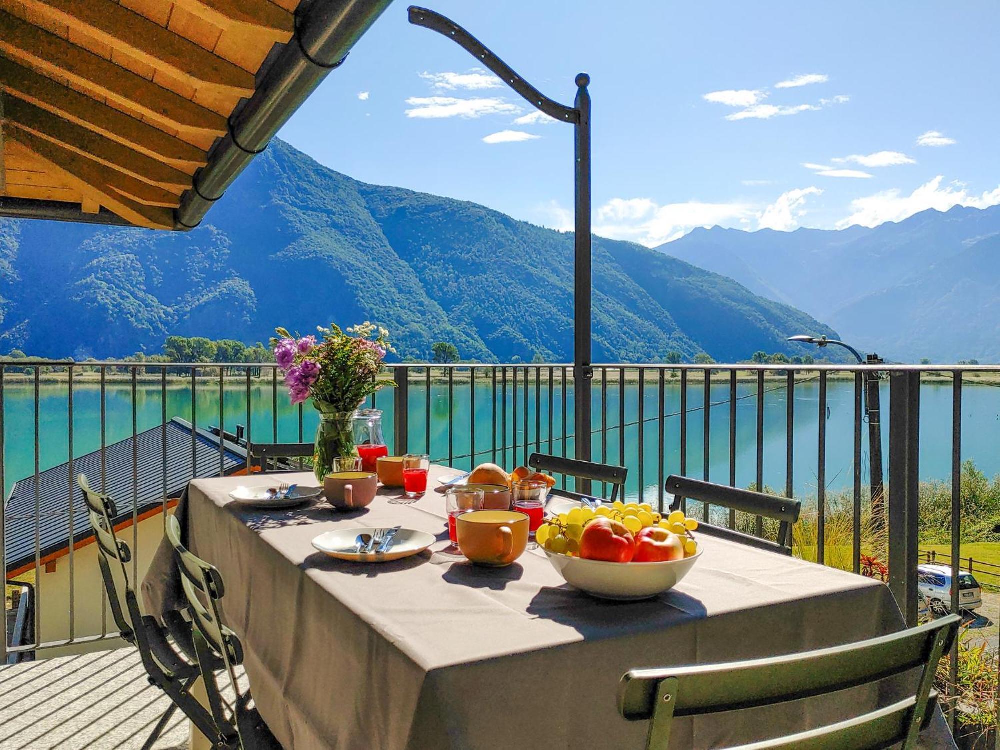 Dascio Silence Ferienwohnung Mit Panorama Balkon Esterno foto